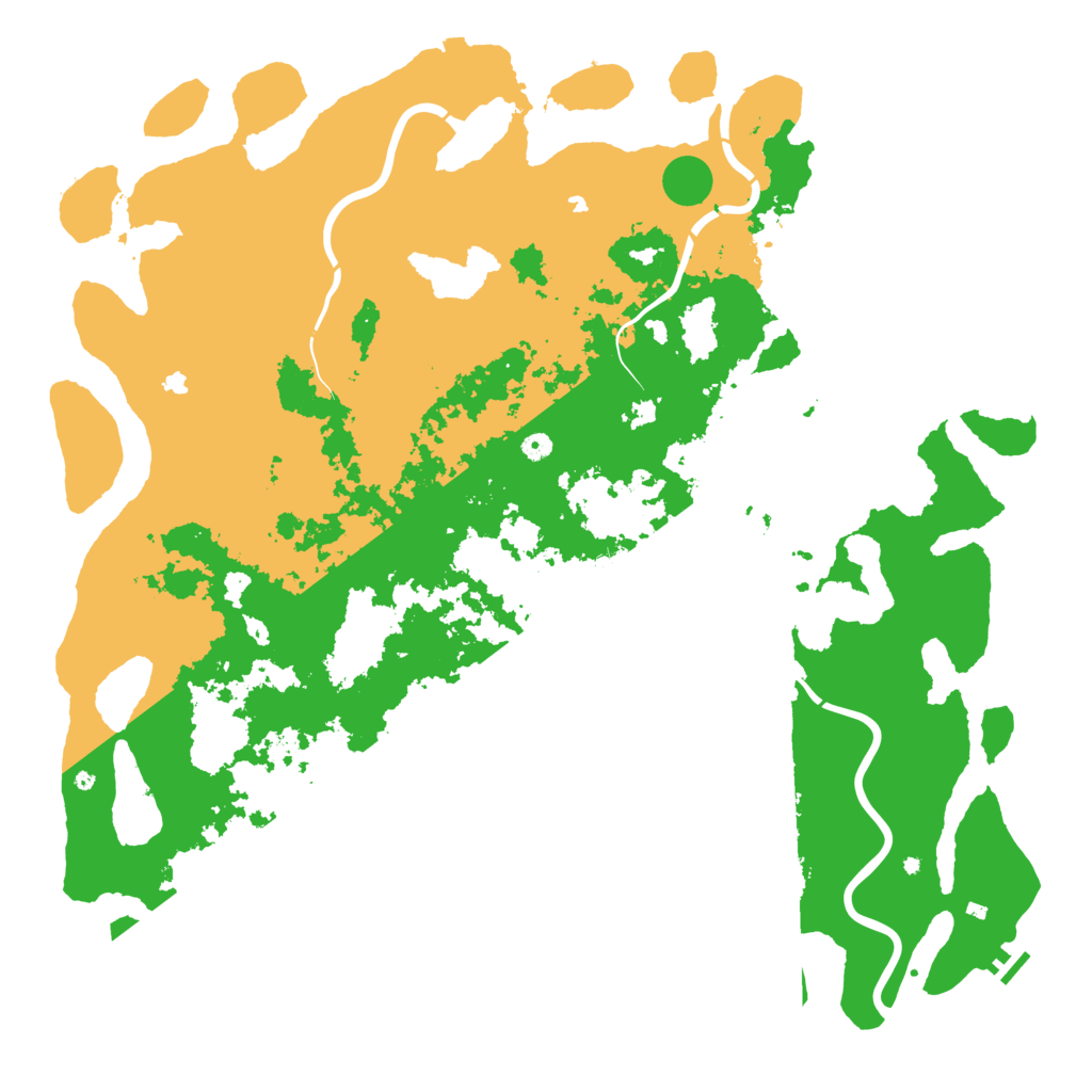 Biome Rust Map: Procedural Map, Size: 5750, Seed: 25555777