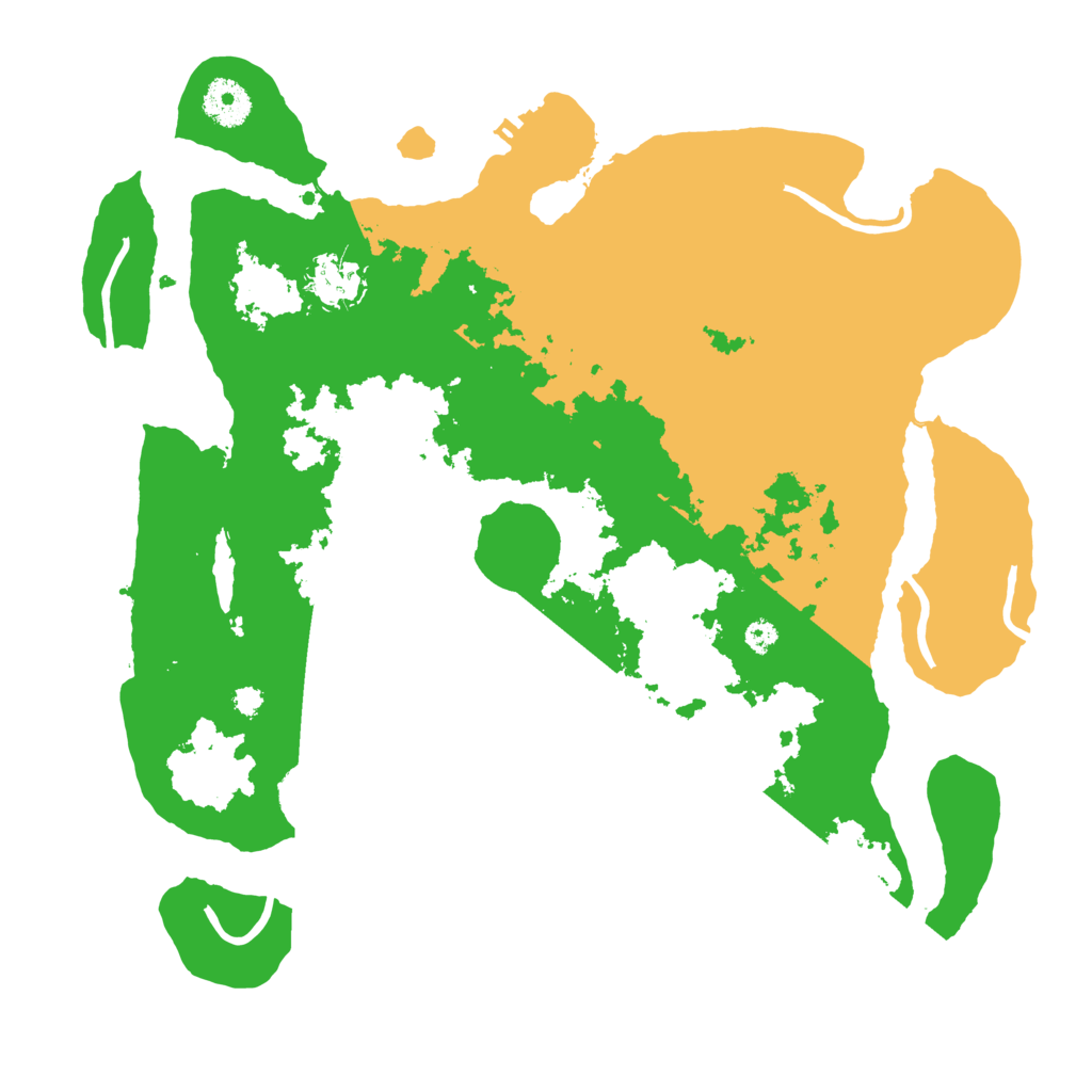 Biome Rust Map: Procedural Map, Size: 3500, Seed: 4963