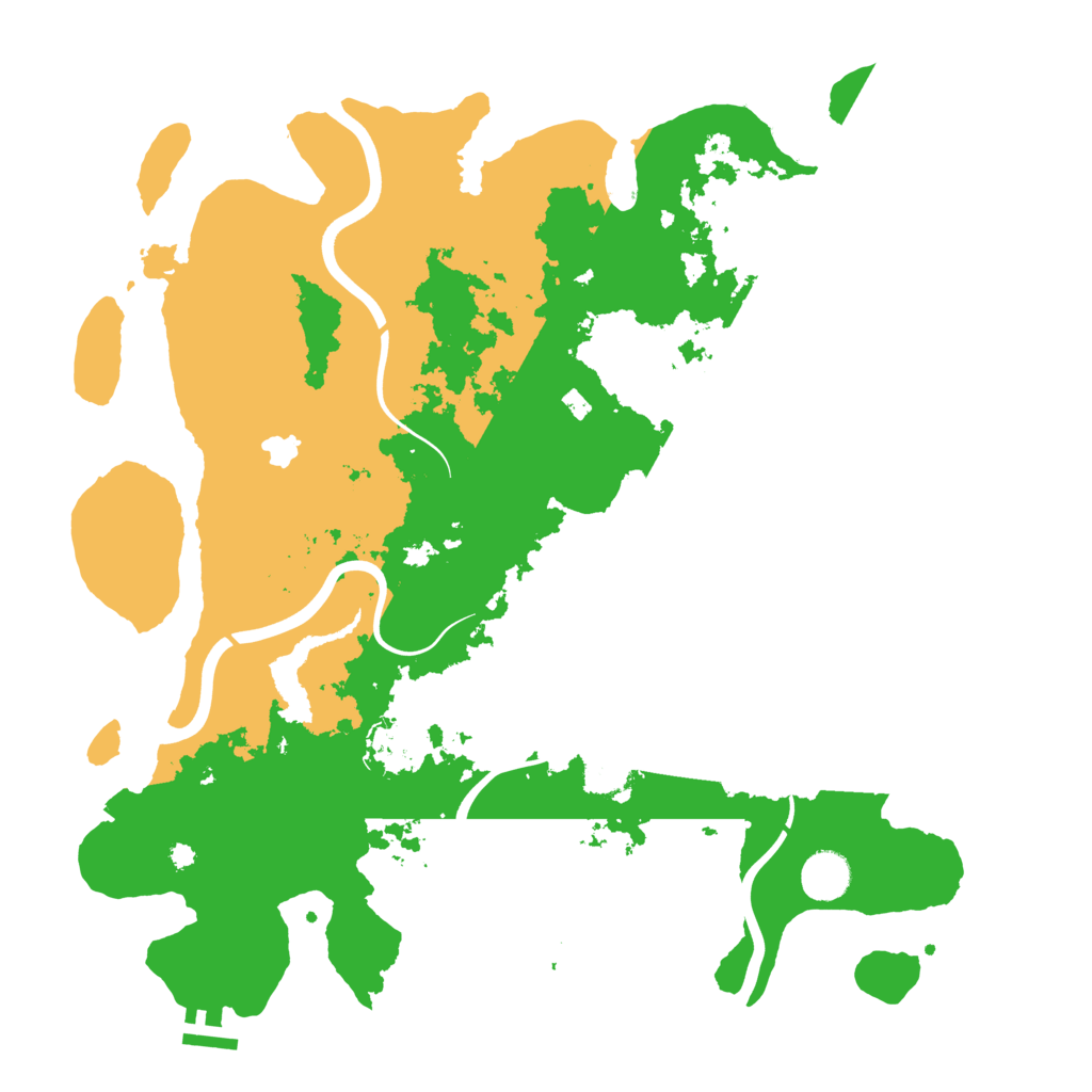 Biome Rust Map: Procedural Map, Size: 4000, Seed: 31415