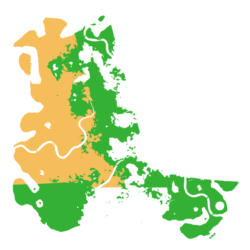 Biome Rust Map: Procedural Map, Size: 5000, Seed: 499