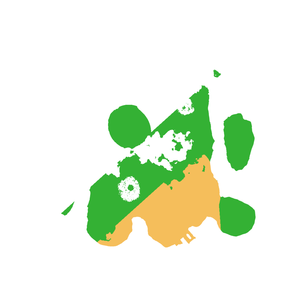 Biome Rust Map: Procedural Map, Size: 2000, Seed: 37564