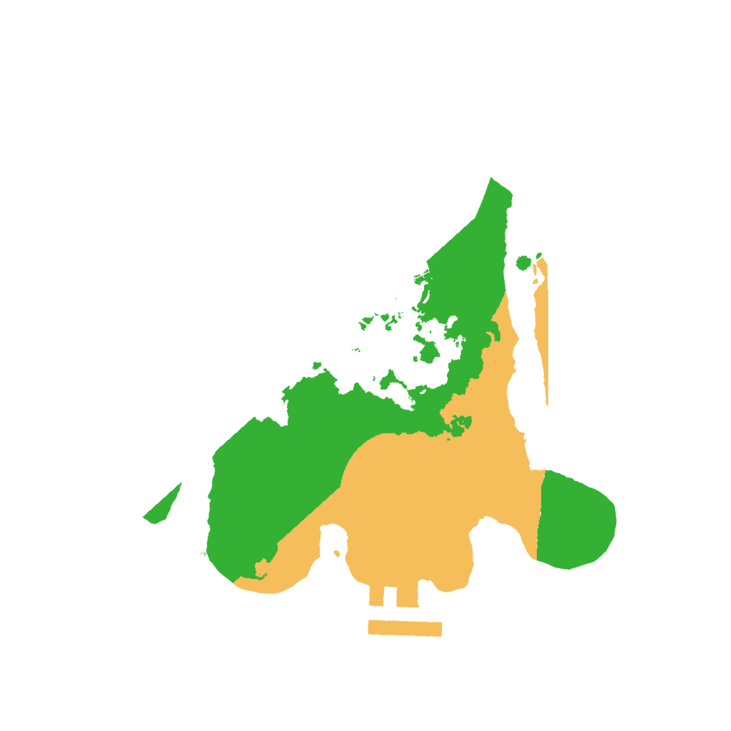 Biome Rust Map: Procedural Map, Size: 2000, Seed: 37564