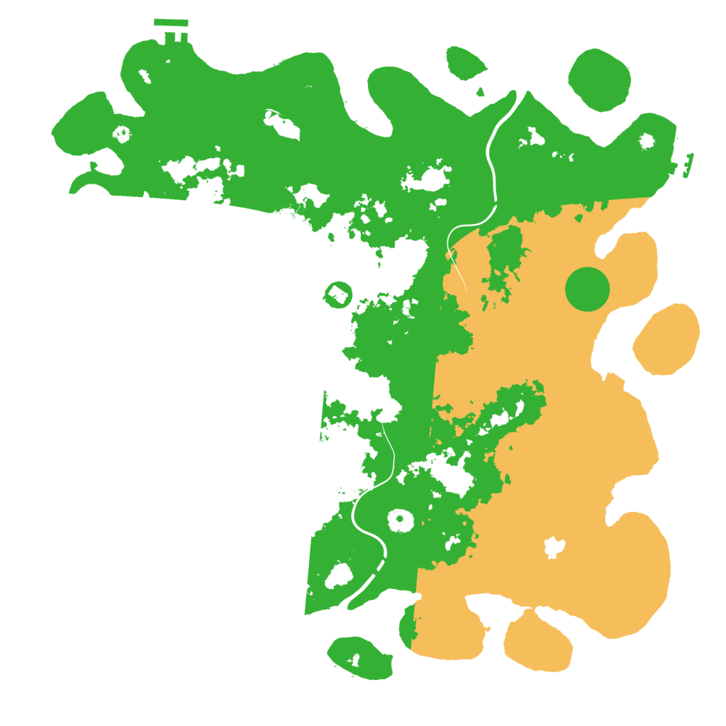 Biome Rust Map: Procedural Map, Size: 4300, Seed: 31