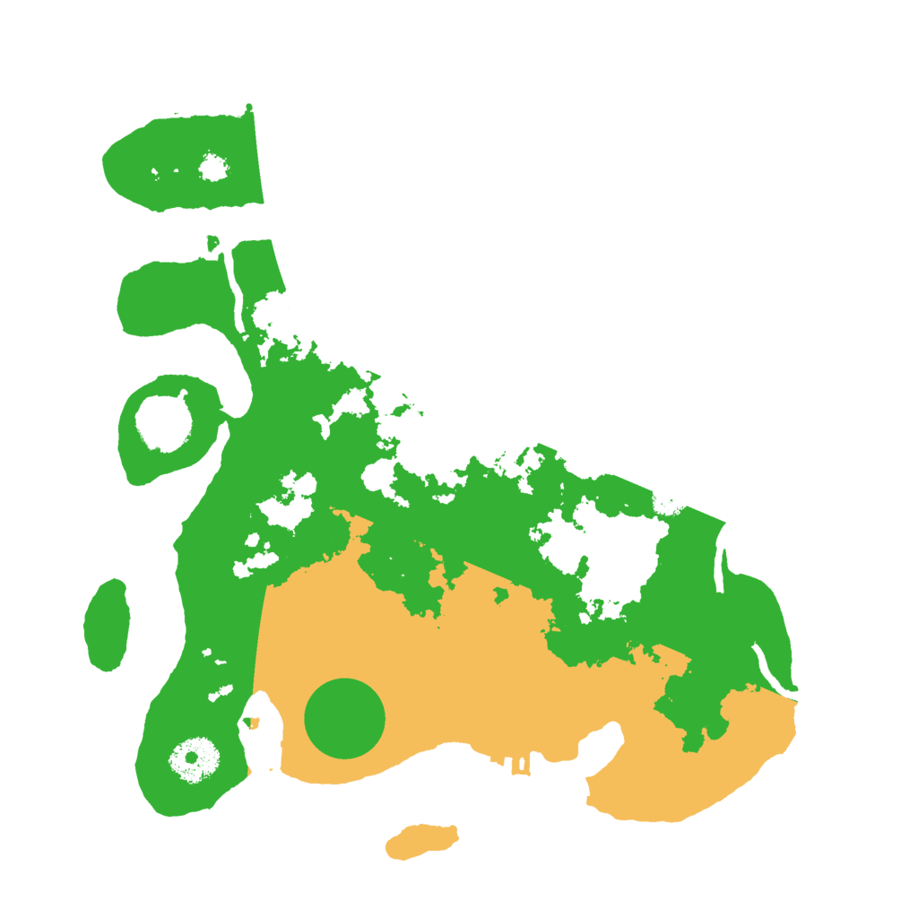 Biome Rust Map: Procedural Map, Size: 3000, Seed: 16156