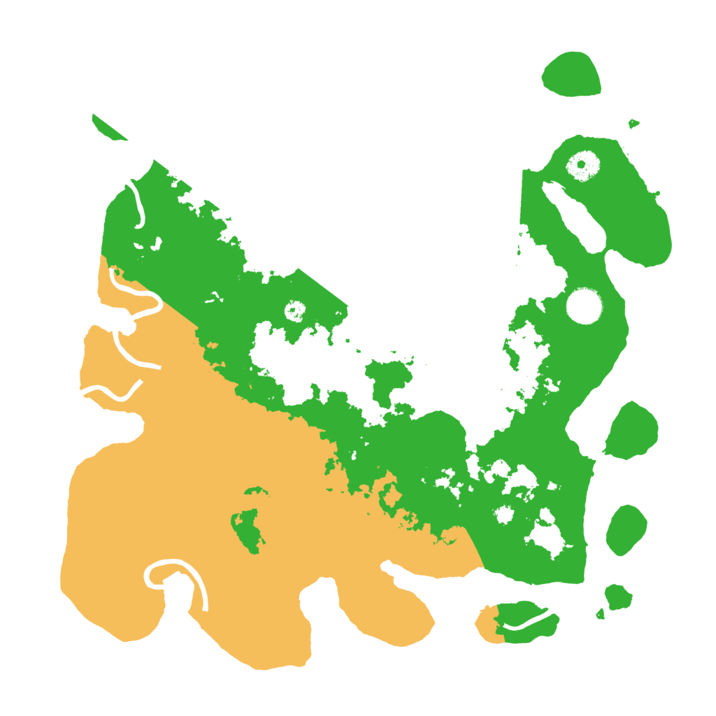 Biome Rust Map: Procedural Map, Size: 3500, Seed: 11019