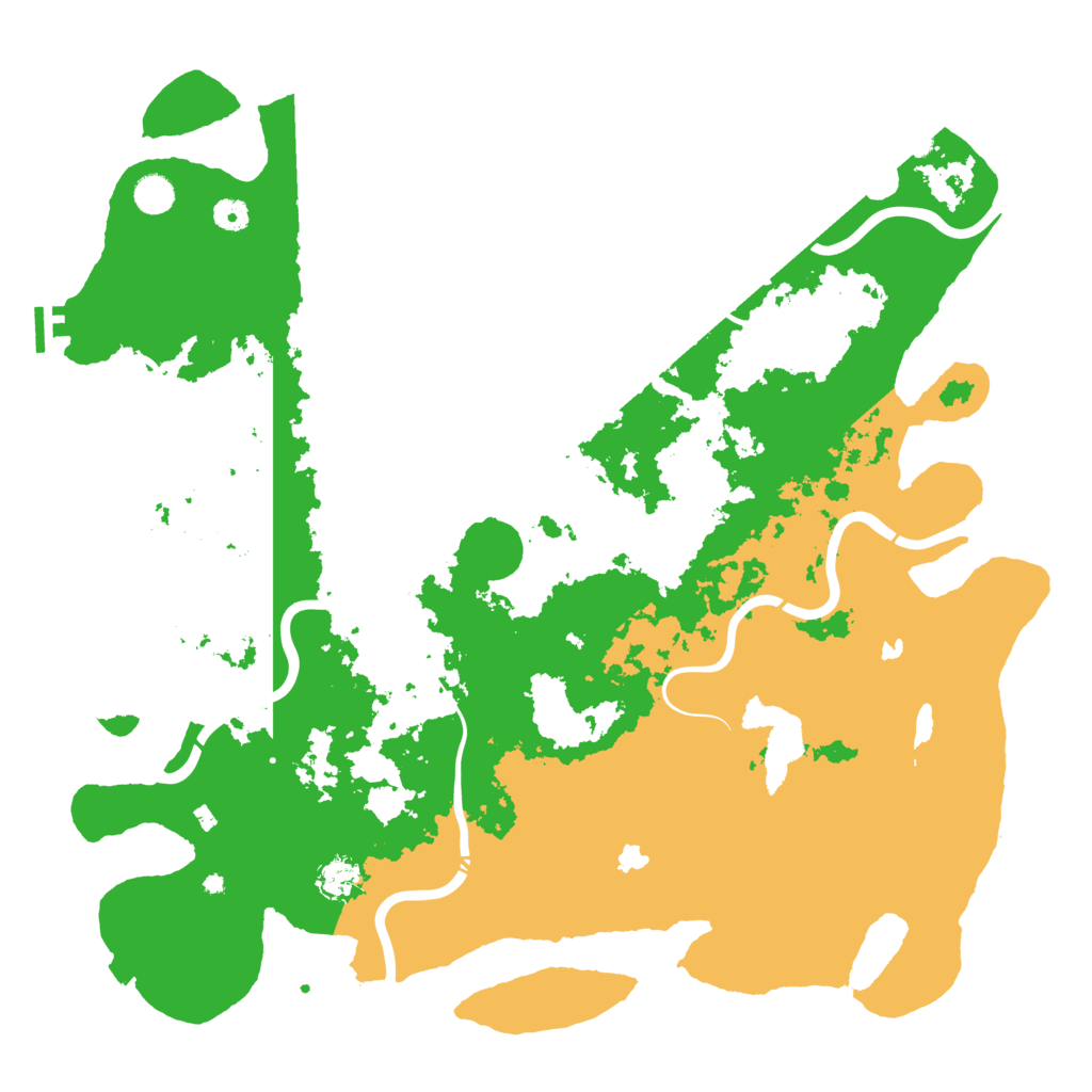 Biome Rust Map: Procedural Map, Size: 4800, Seed: 1421