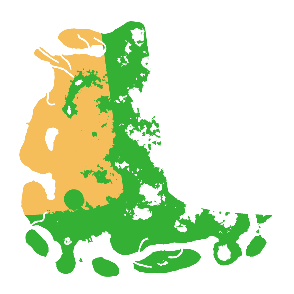 Biome Rust Map: Procedural Map, Size: 3950, Seed: 172654691