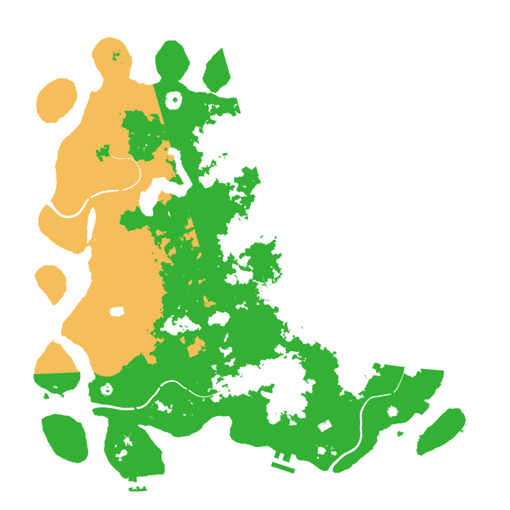 Biome Rust Map: Procedural Map, Size: 4300, Seed: 1023710