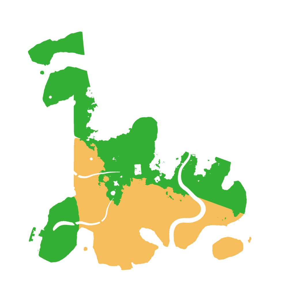 Biome Rust Map: Procedural Map, Size: 3000, Seed: 22672