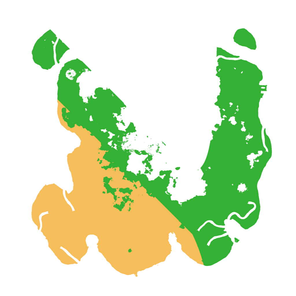 Biome Rust Map: Procedural Map, Size: 3000, Seed: 280715223
