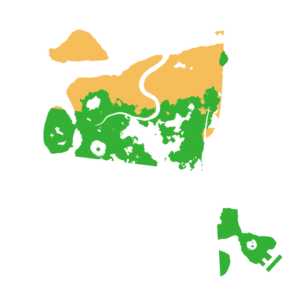 Biome Rust Map: Procedural Map, Size: 3000, Seed: 1496793425