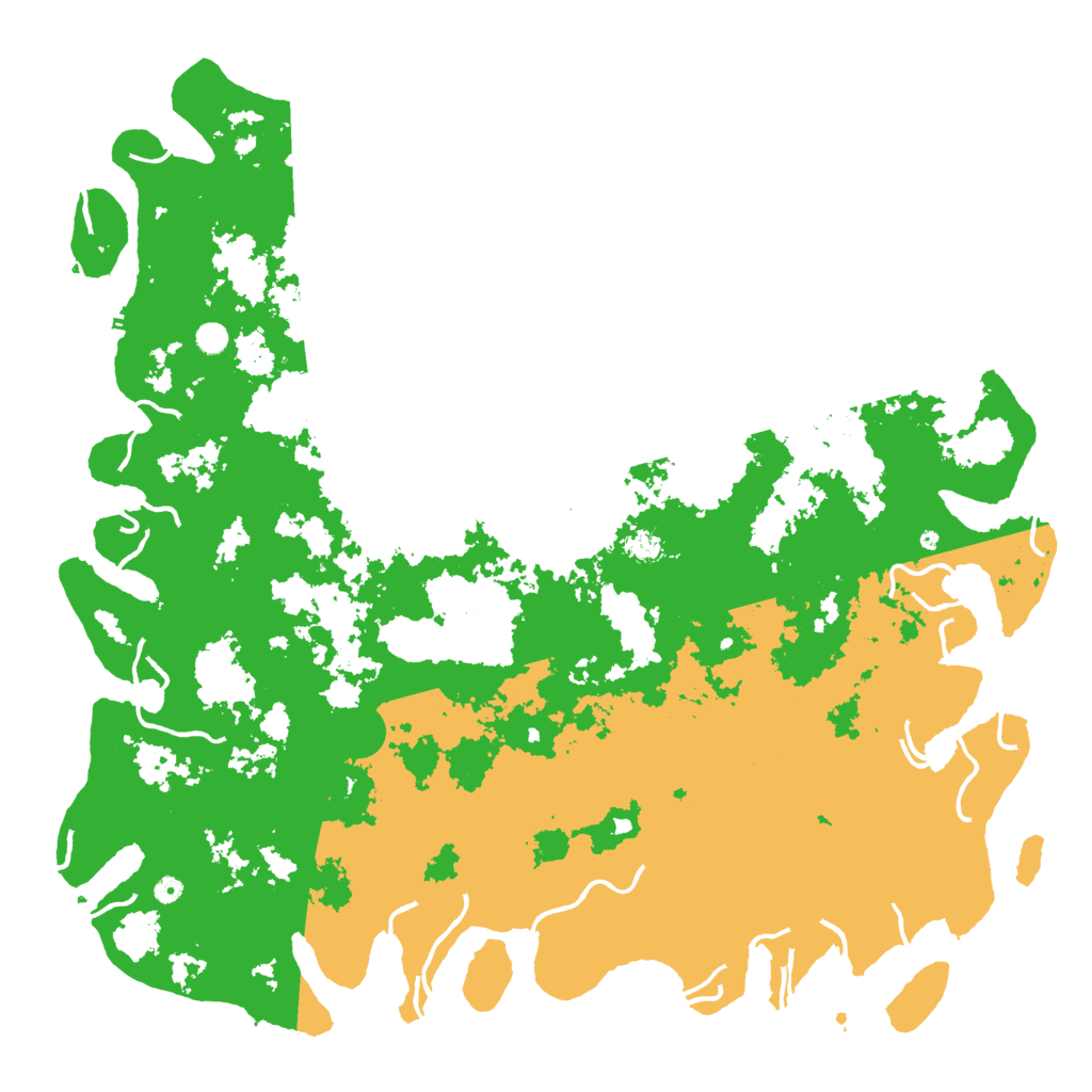 Biome Rust Map: Procedural Map, Size: 6000, Seed: 35291831