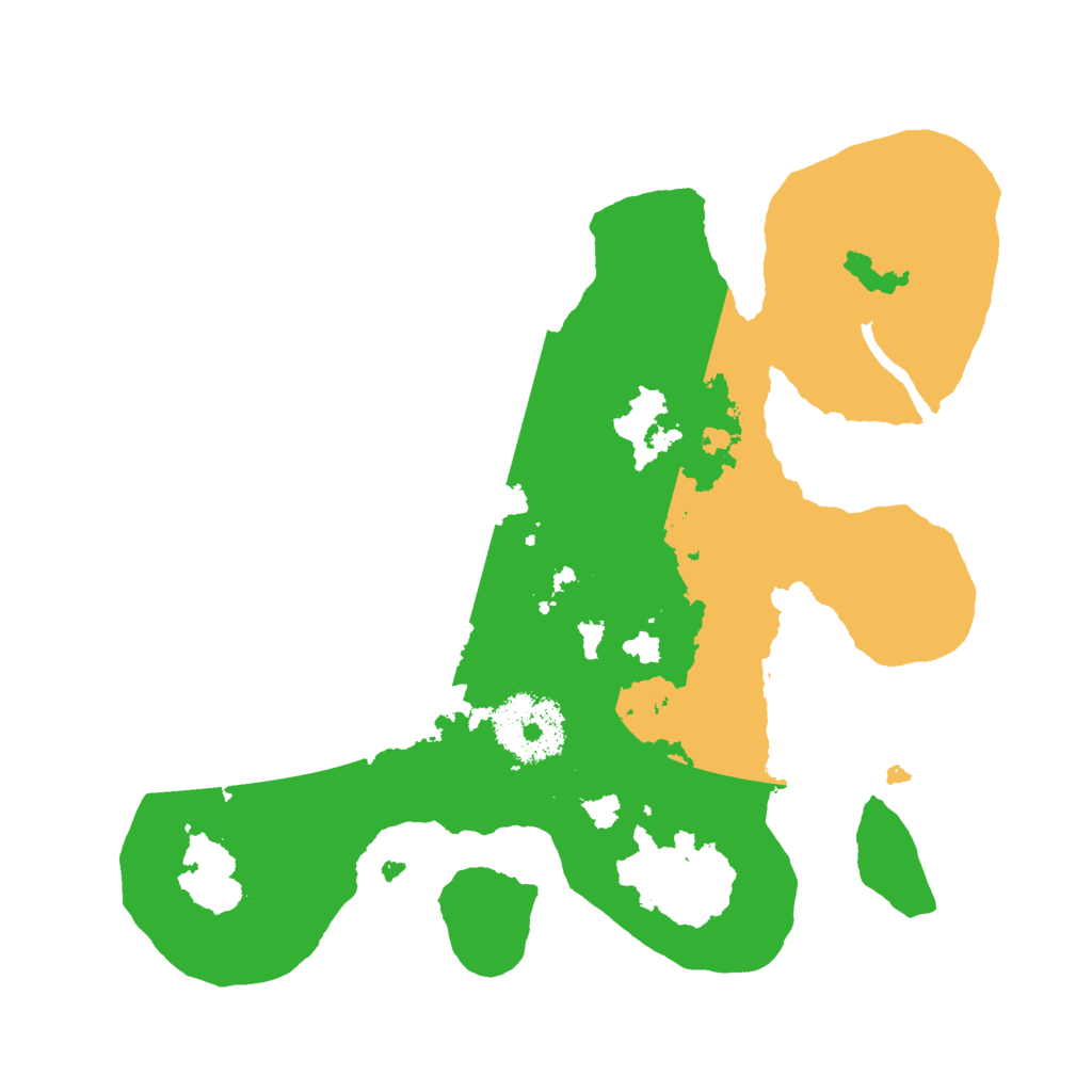 Biome Rust Map: Procedural Map, Size: 2400, Seed: 8008