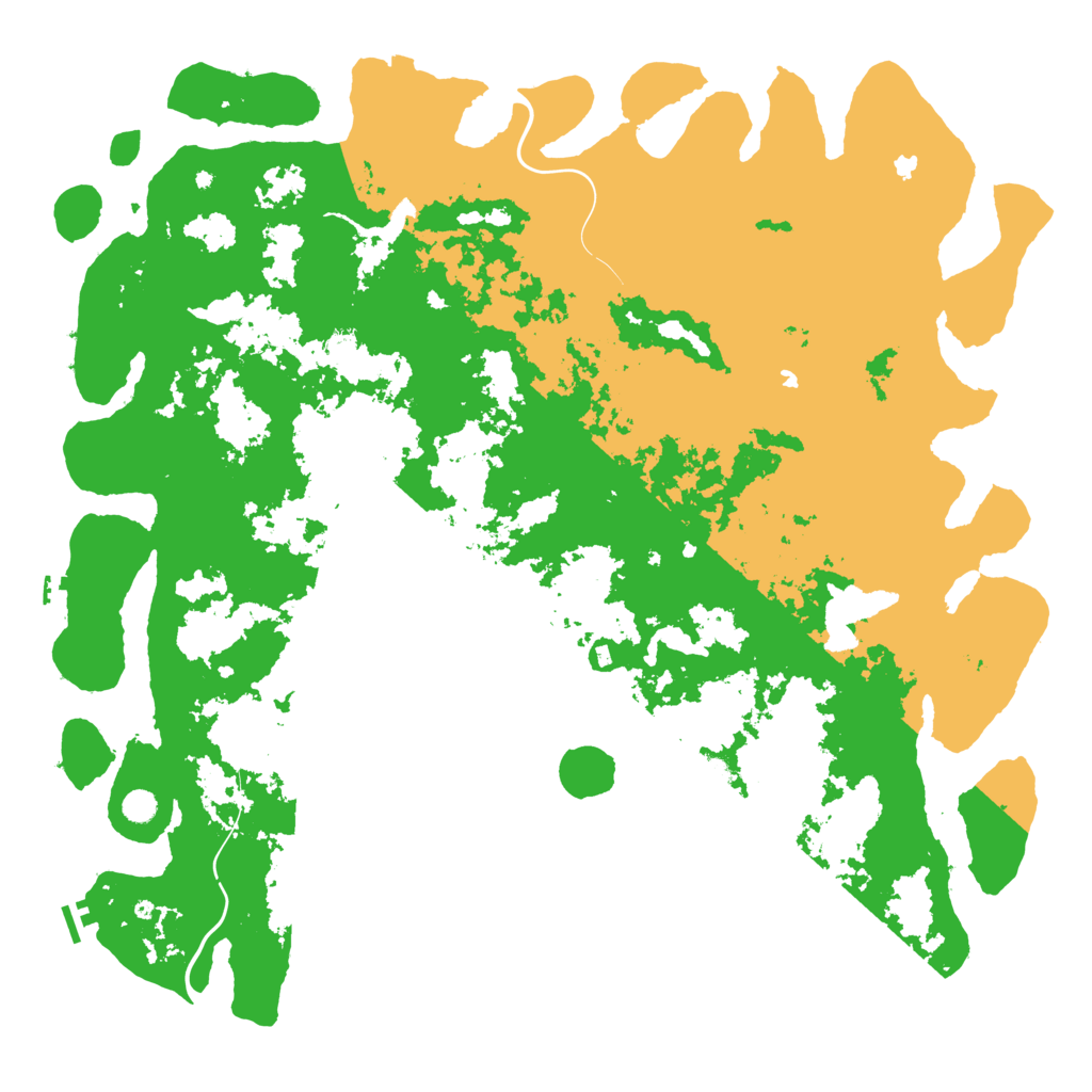 Biome Rust Map: Procedural Map, Size: 5680, Seed: 389867553