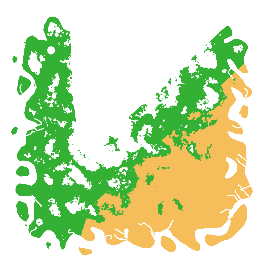 Biome Rust Map: Procedural Map, Size: 6000, Seed: 434861294