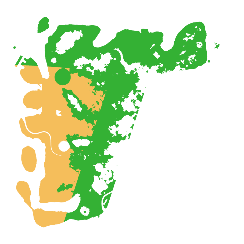 Biome Rust Map: Procedural Map, Size: 4000, Seed: 1398049821