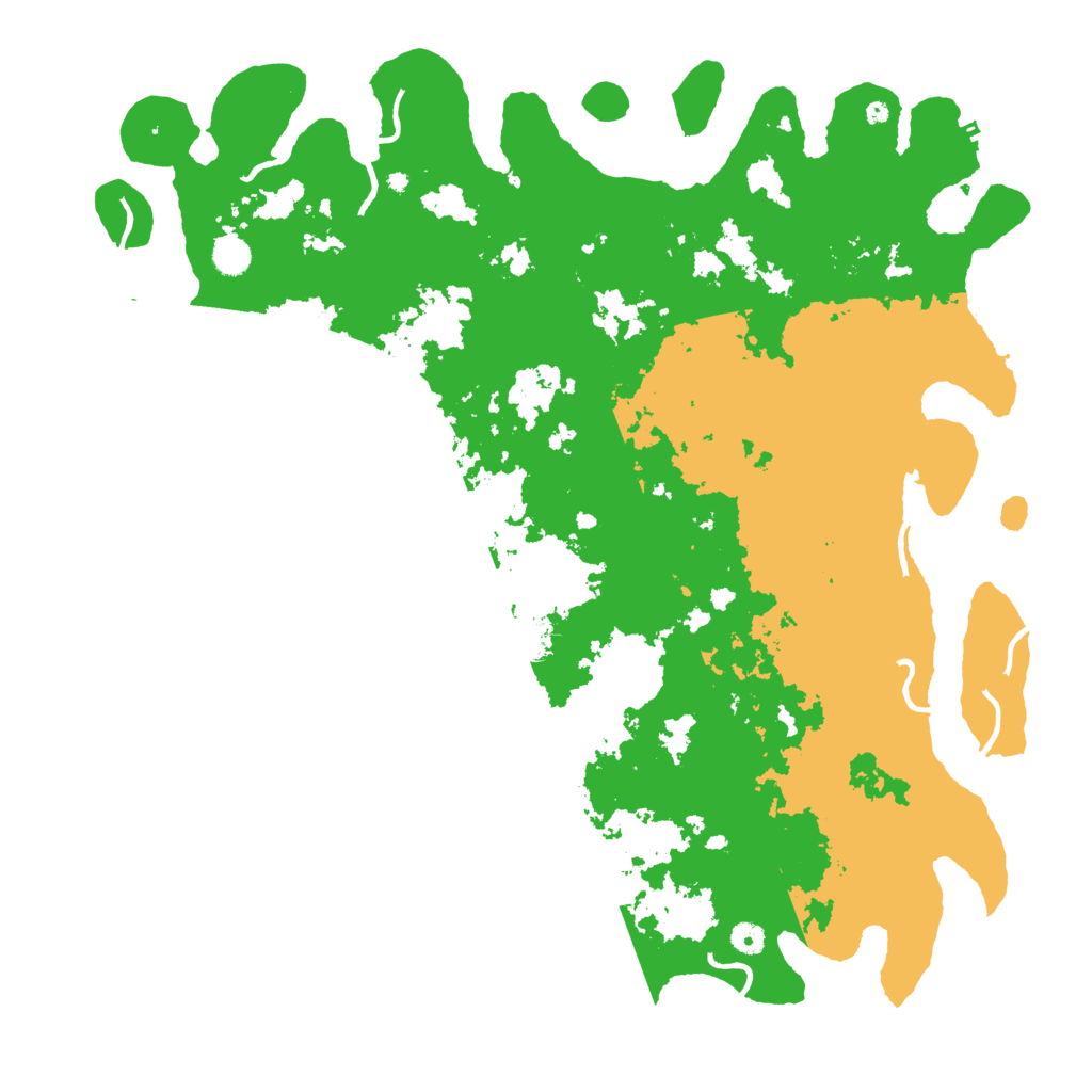 Biome Rust Map: Procedural Map, Size: 5000, Seed: 1881213638