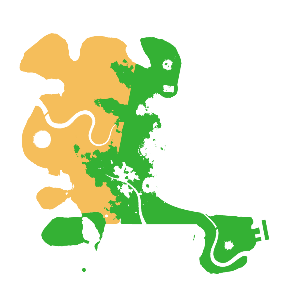 Biome Rust Map: Procedural Map, Size: 3000, Seed: 30924