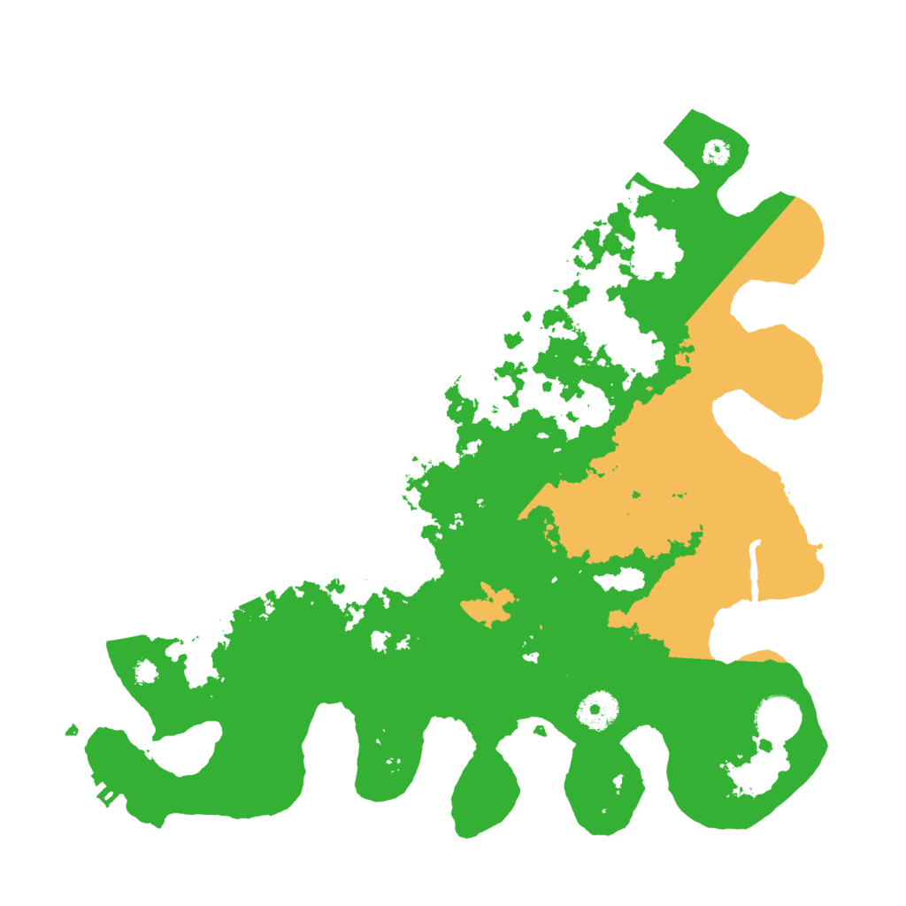 Biome Rust Map: Procedural Map, Size: 3500, Seed: 511604047