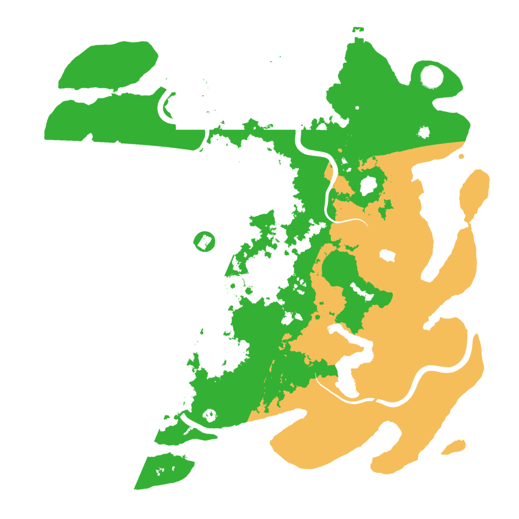 Biome Rust Map: Procedural Map, Size: 4000, Seed: 857378078