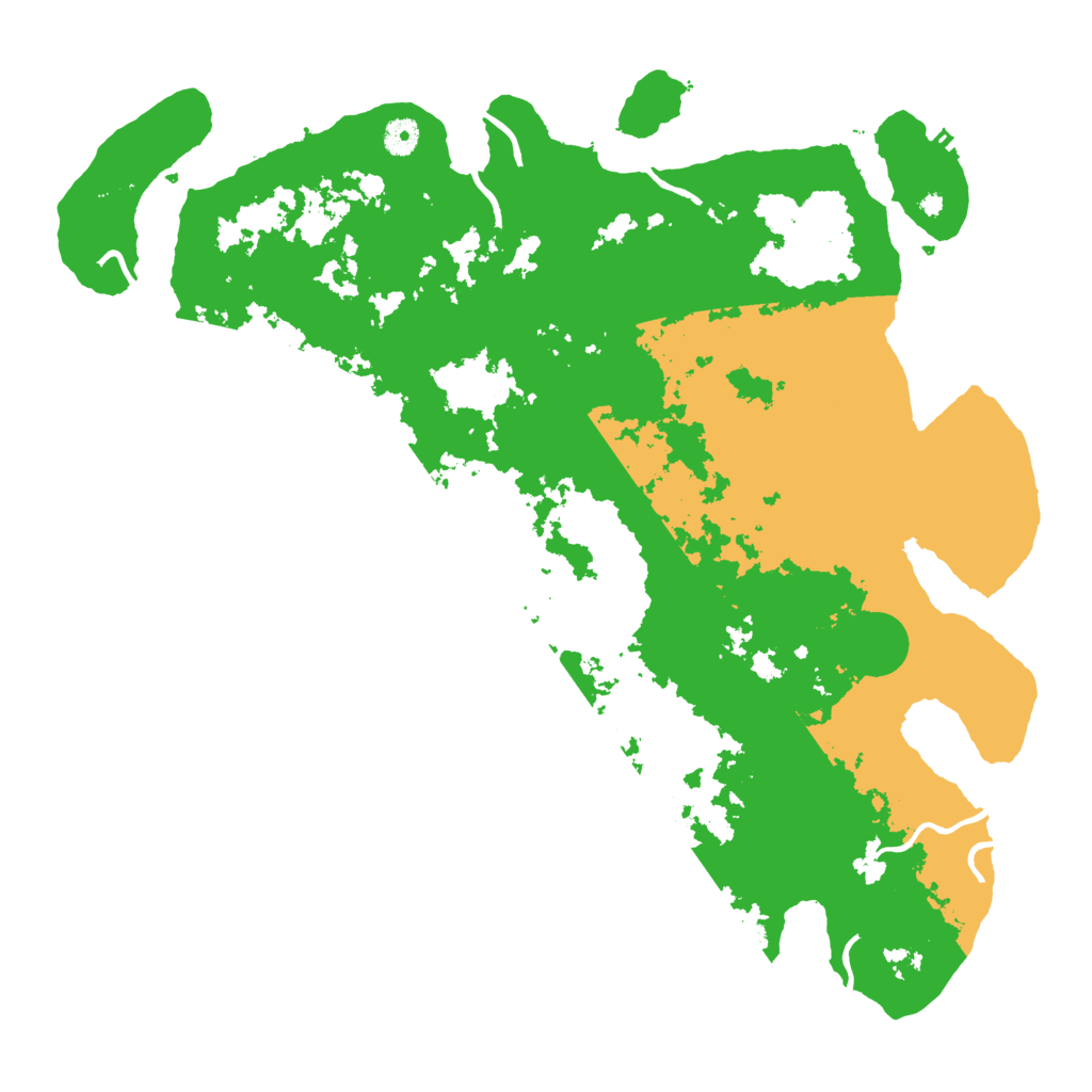 Biome Rust Map: Procedural Map, Size: 4500, Seed: 2181476