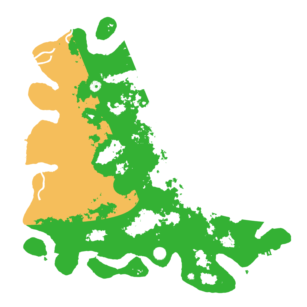 Biome Rust Map: Procedural Map, Size: 4200, Seed: 74581