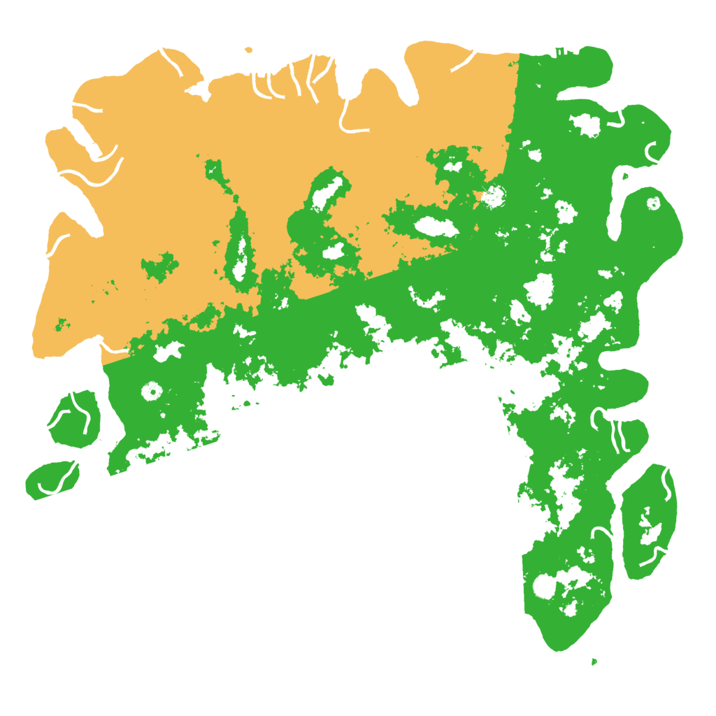 Biome Rust Map: Procedural Map, Size: 5500, Seed: 11591