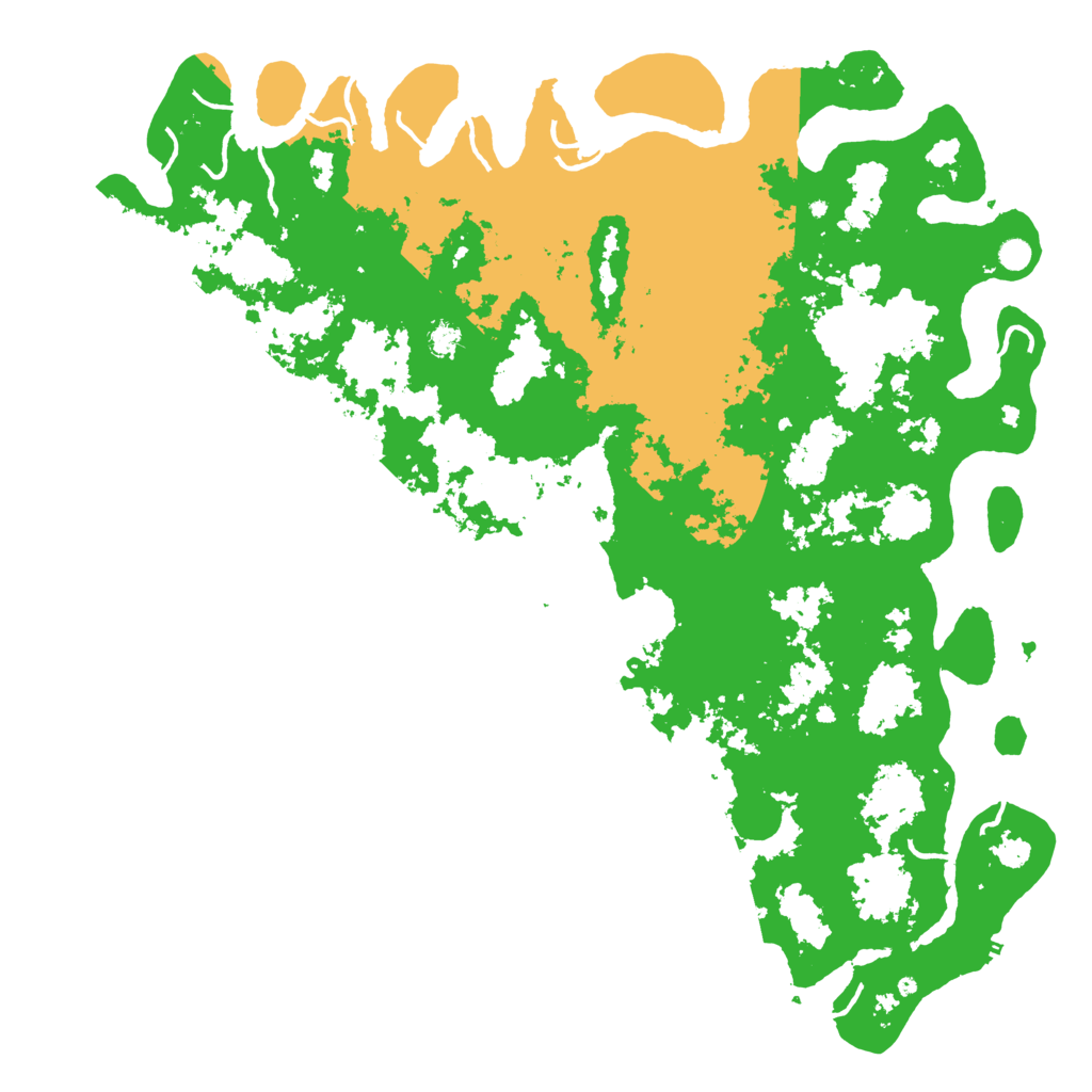Biome Rust Map: Procedural Map, Size: 6000, Seed: 1807