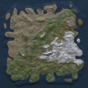 Thumbnail Rust Map: Procedural Map, Size: 5000, Seed: 1656645214, 20 Monuments