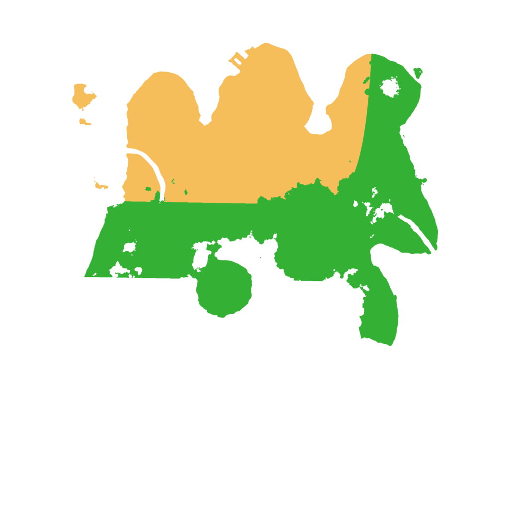 Biome Rust Map: Procedural Map, Size: 2500, Seed: 613
