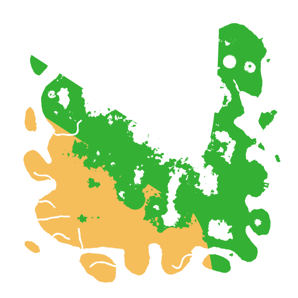 Biome Rust Map: Procedural Map, Size: 4000, Seed: 14614