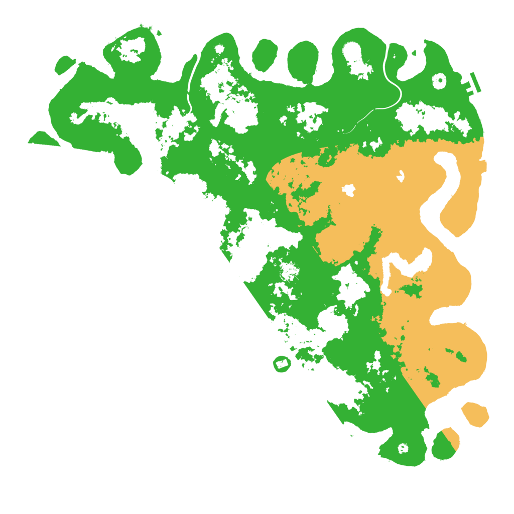 Biome Rust Map: Procedural Map, Size: 5000, Seed: 1258615936