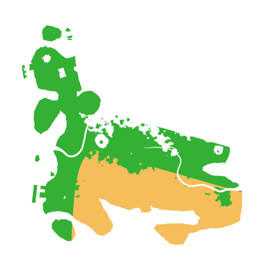 Biome Rust Map: Procedural Map, Size: 3000, Seed: 596869704