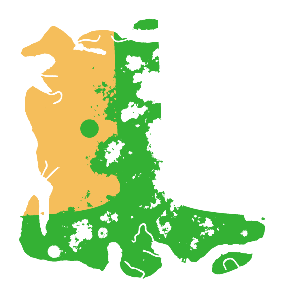 Biome Rust Map: Procedural Map, Size: 4250, Seed: 345766345