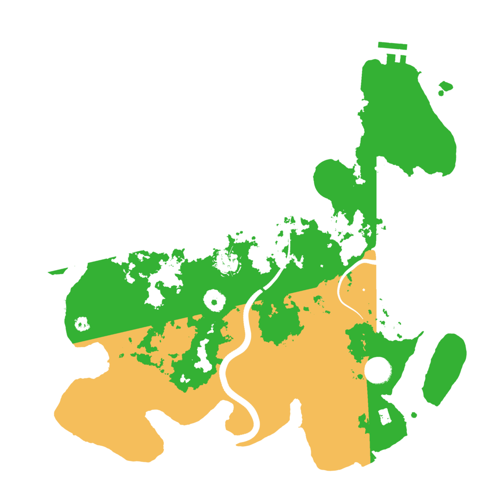 Biome Rust Map: Procedural Map, Size: 3500, Seed: 1506694033