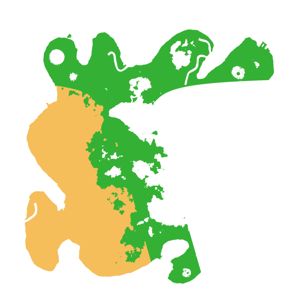 Biome Rust Map: Procedural Map, Size: 3500, Seed: 1515005162