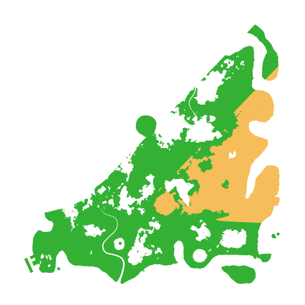 Biome Rust Map: Procedural Map, Size: 4000, Seed: 27575