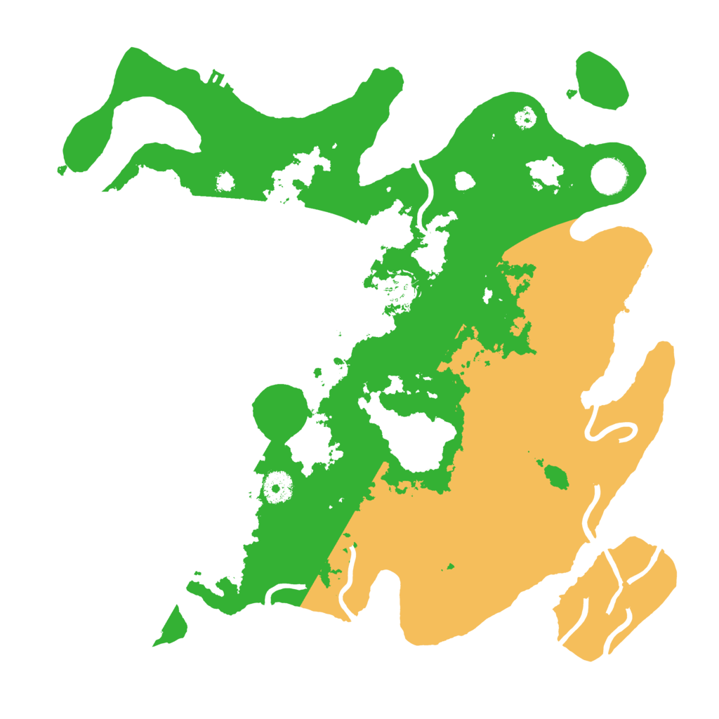 Biome Rust Map: Procedural Map, Size: 3500, Seed: 743890362