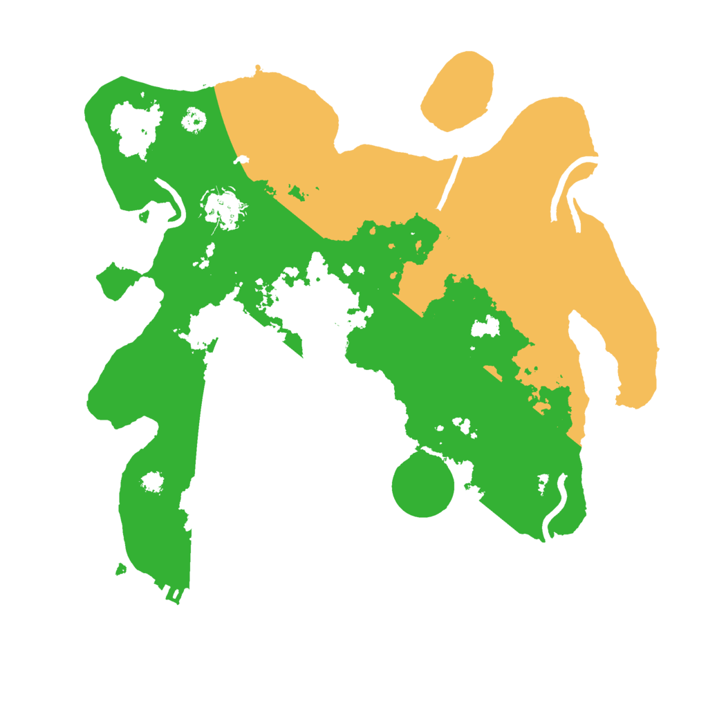 Biome Rust Map: Procedural Map, Size: 3000, Seed: 220446318