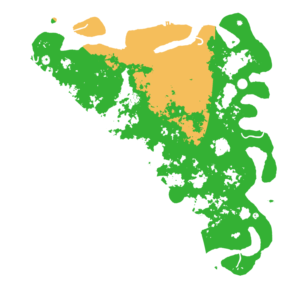 Biome Rust Map: Procedural Map, Size: 5000, Seed: 165