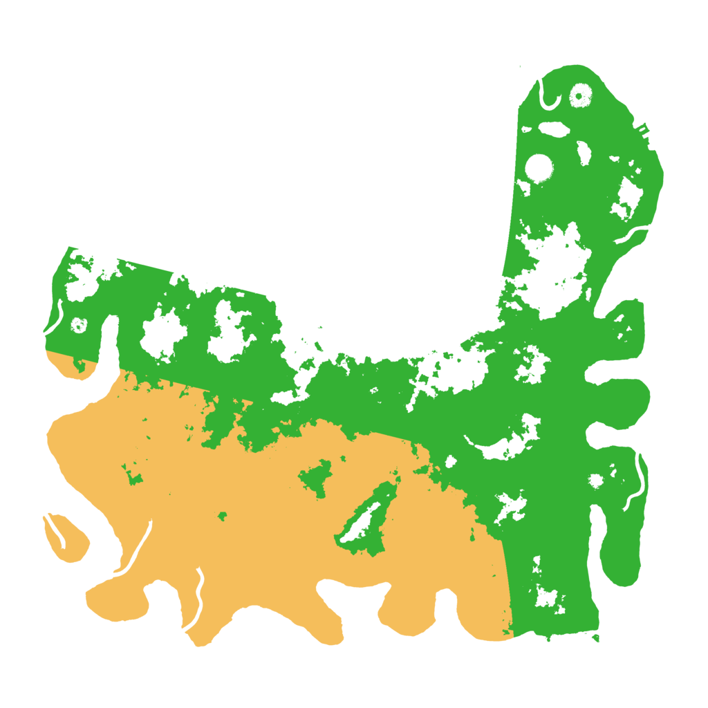 Biome Rust Map: Procedural Map, Size: 4500, Seed: 884953506