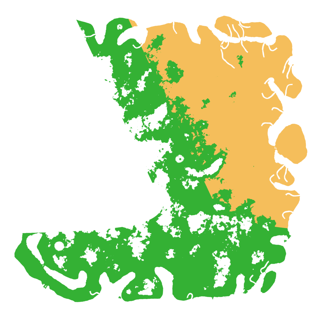 Biome Rust Map: Procedural Map, Size: 6000, Seed: 815253221