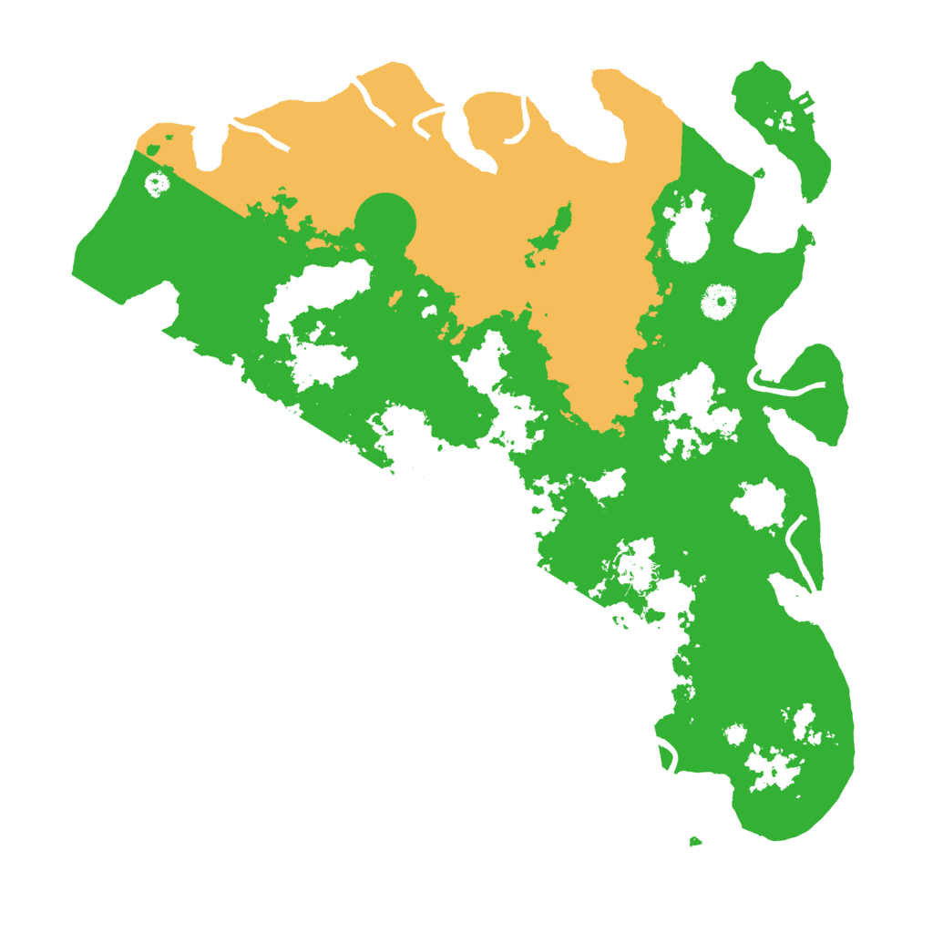 Biome Rust Map: Procedural Map, Size: 4000, Seed: 575619