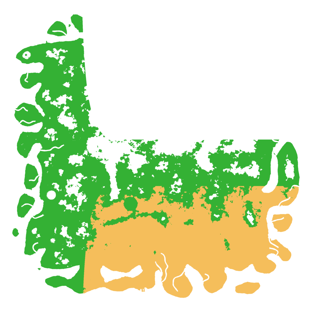 Biome Rust Map: Procedural Map, Size: 6000, Seed: 5513