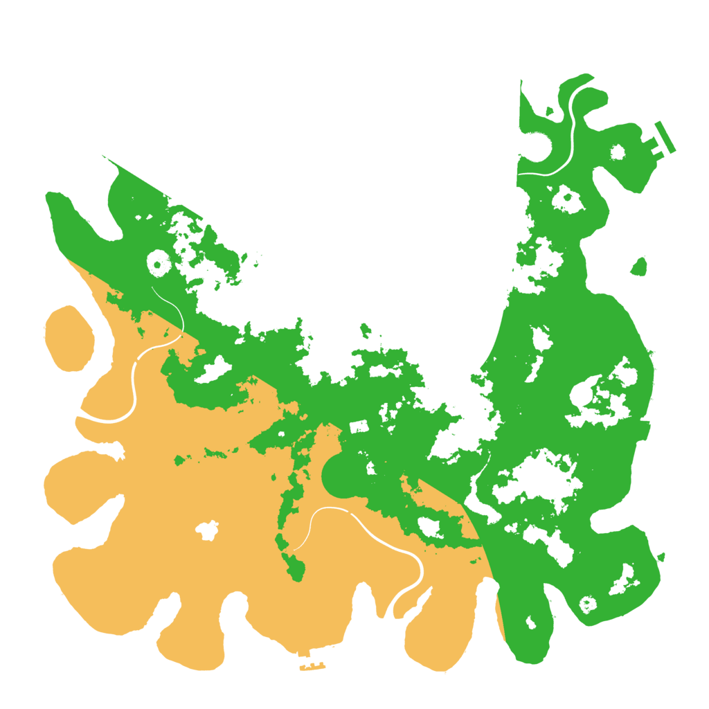 Biome Rust Map: Procedural Map, Size: 4200, Seed: 173