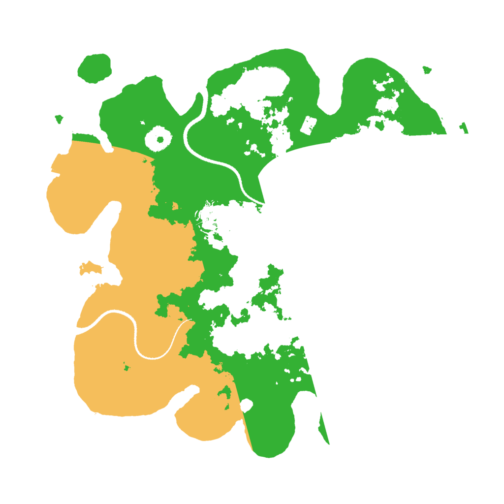 Biome Rust Map: Procedural Map, Size: 3000, Seed: 10365