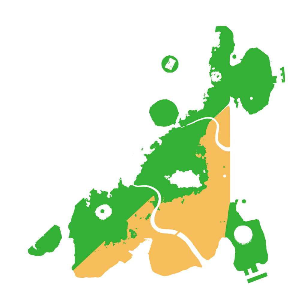 Biome Rust Map: Procedural Map, Size: 3000, Seed: 486991936