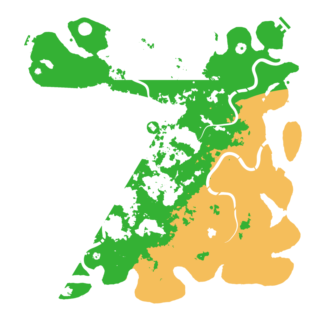 Biome Rust Map: Procedural Map, Size: 4400, Seed: 77743672