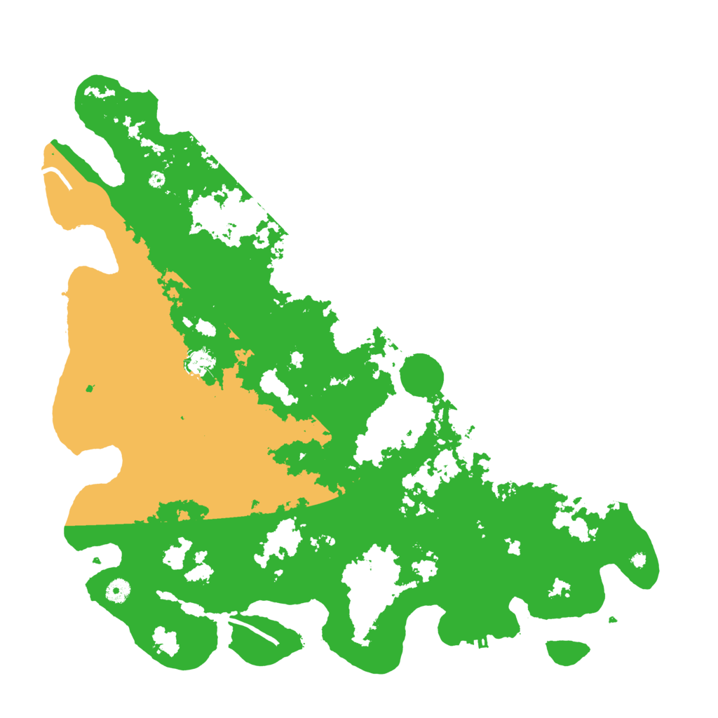 Biome Rust Map: Procedural Map, Size: 4500, Seed: 610