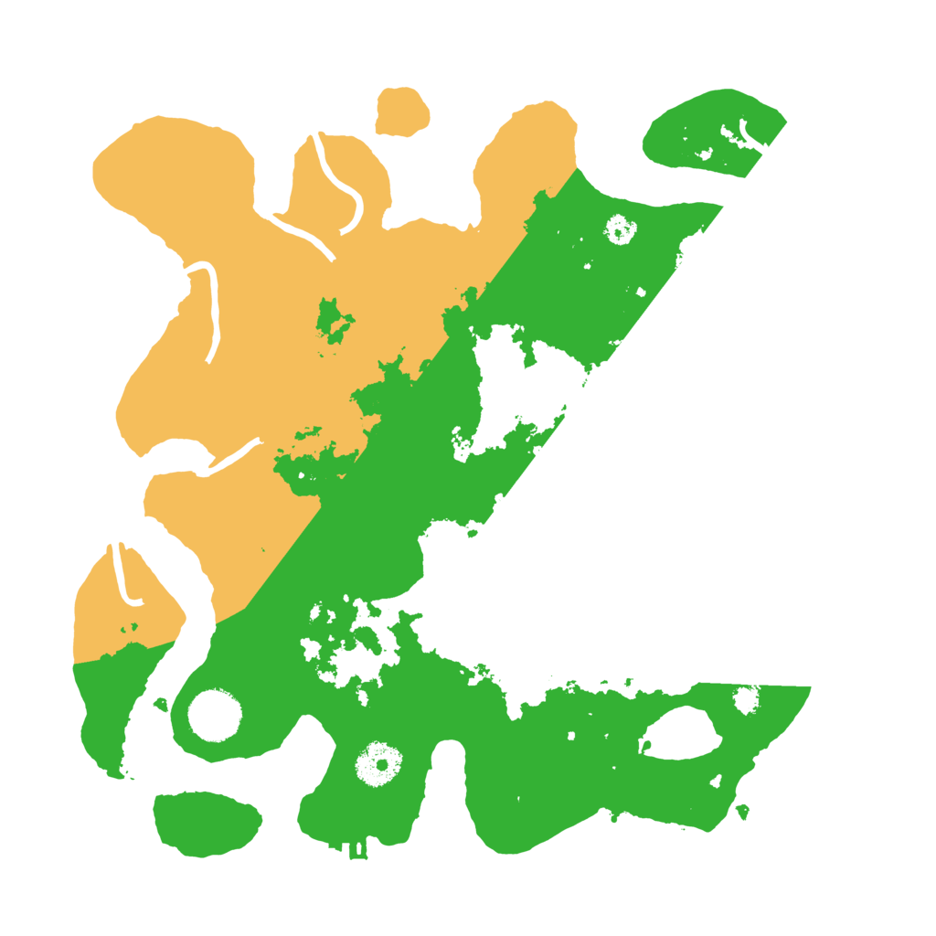Biome Rust Map: Procedural Map, Size: 3200, Seed: 1296056780
